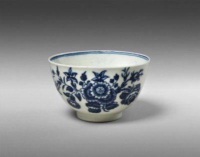 teskål, ca. 1770-1783 (soft-paste porcelæn med transfer print) af Worcester Porcelain Manufactory