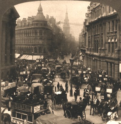 Cheapside, London, 1896. af Works and Sun Sculpture Studios