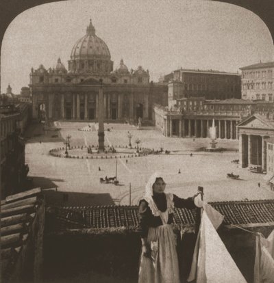 St. Peters og Vatikanet, 1905. af Works and Sun Sculpture Studios