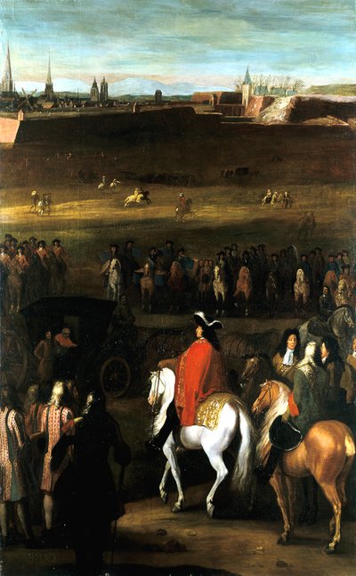 The Great Battles of Louis XIV: Reduction of the Citadel of Cambrai, 1677. af Workshop of Adam Frans van der Meulen