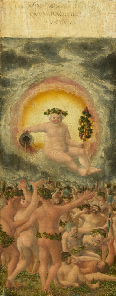 The Rule of Bacchus [venstre panel] af Workshop of Albrecht Altdorfer