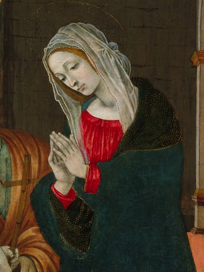 Fødselsjomfruen, formentlig ca. 1500. af Workshop of Filippino Lippi