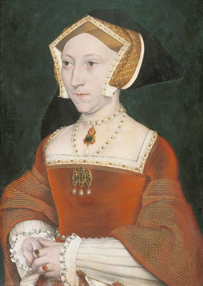 Portræt af Jane Seymour (1509-1537) af Workshop of Hans Holbein the Younger
