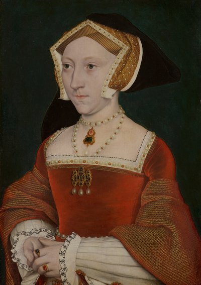 Portræt af Jane Seymour (1509-1537) af Workshop of Hans Holbein the Younger