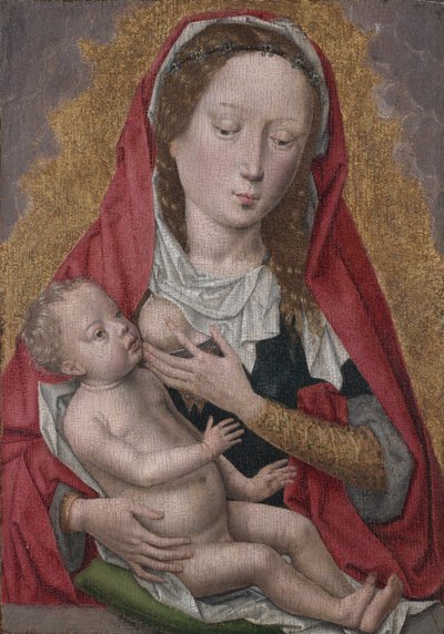 Jomfru og Barn af Workshop of Hans Memling