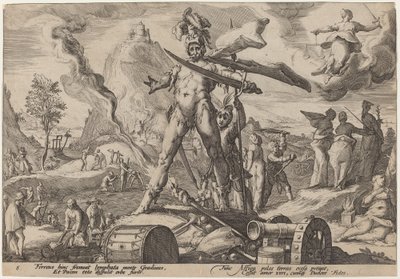 Jerntiden af Workshop of Hendrick Goltzius, after Hendrick Goltzius
