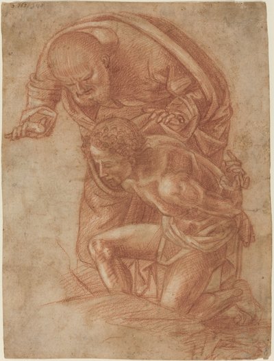 Isaks ofring af Workshop of Luca Signorelli