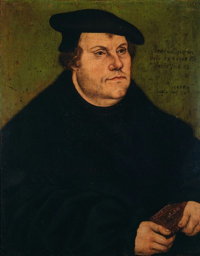 Martin Luther af workshop of Lucas Cranach the Elder