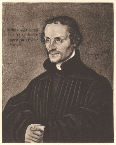 Philipp Melanchthon (1497-1560) af workshop of Lucas Cranach the Elder