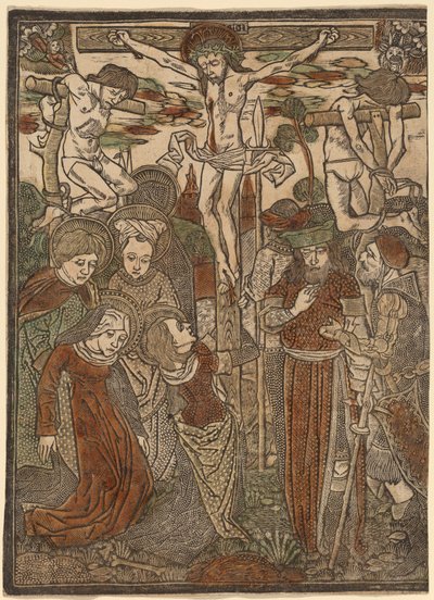 Korsfæstelsen af Workshop of Master of Jesus in Bethany