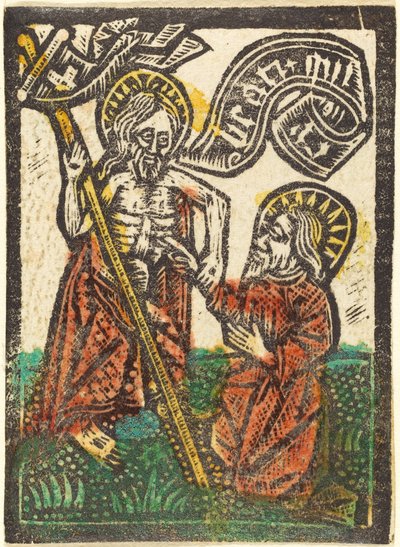 Kristus viser sig for Thomas af Workshop of Master of the Aachen Madonna