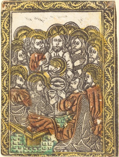 Den sidste nadver af Workshop of Master of the Borders with