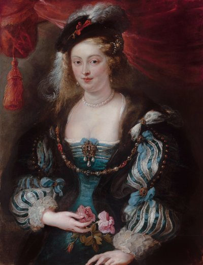 Portræt af en ung kvinde.
Alternativ(e) titel(r):  

Portræt af Hélène Fourment[1]. af Workshop of Peter Paul Rubens