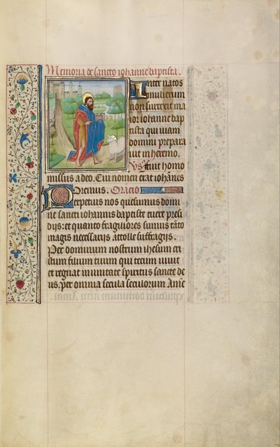 Sankt Johannes Døberen af Workshop of Willem Vrelant