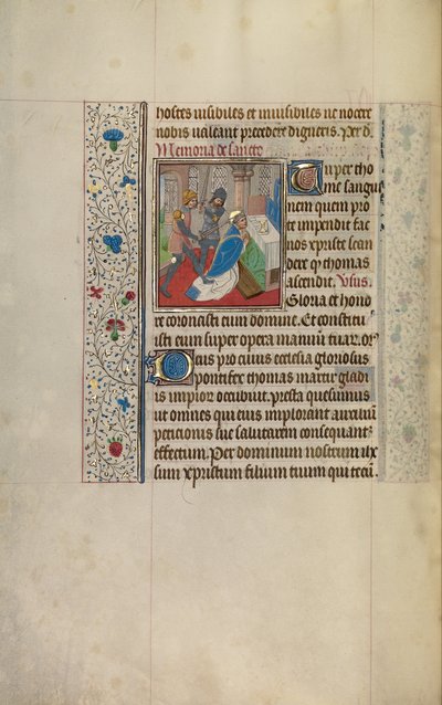 Martyrdommen for Saint Thomas Becket af Workshop of Willem Vrelant