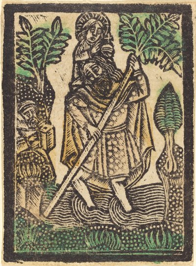 Sankt Christopher, 14701480. af Workshop of the Master of the