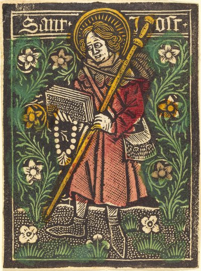 Saint Jost, ca. 1480. af Workshop of the Master of the