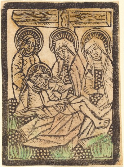 Pietà, 14701480. af Workshop of the Master of the