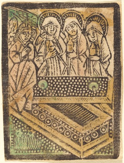 De tre Marie ved graven, 14701480. af Workshop of the Master of the