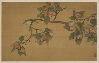 Fugl og frugt, Qing-dynastiet, 1741. af Wu Zhang