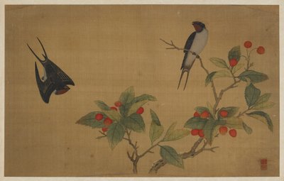 Fugle og Frugt af Wu Zhang