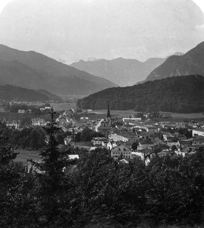 Bad Ischl, ved foden af ​​Hoher Dachstein, Salzkammergut, Østrig, omkring 1900-tallet. af Wurthle and Sons