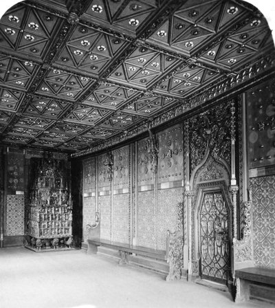 Prinsens Kammer, Salzburg fæstning, Østrig, ca. 1900 af Wurthle and Sons