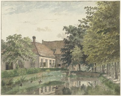 Udsigt over landstedet Watergoor ved Nijkerk af Wybrand Hendriks