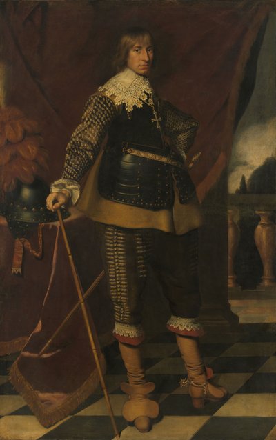 Portræt af Henrik Kasimir 1. greve af Nassau-Dietz, ca. 1632 (olie på lærred) af Wybrand Simonsz. de Geest