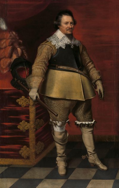 Portræt af Ernst Casimir I, greve af Nassau-Dietz Portræt af Ernst Casimir I (1573-1632), greve af Nassau-Dietz af Wybrand de Geest (I)