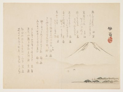 (Fuji-bjerget), ca. 1861-1863 af Yabu Chosui