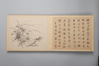 Raffineret elegance i de fire årstider Shiji seiga, Album of Flower Paintings, 1844. af Yamamoto Baiitsu