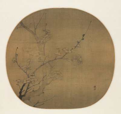 Plum Blossoms in Moonlight, første halvdel af det 14. århundrede. af Yan Hui