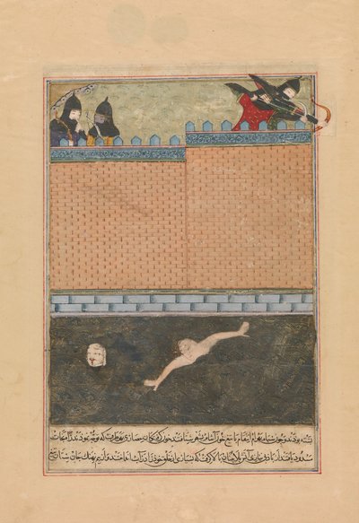 Siege of Bagdad, Folio fra en spredt kopi af Zafarnama..., 839 A.H.A.D. juni-juli 1436 af Ya