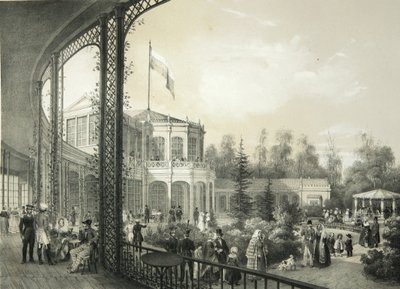Jernbanestationen i Pavlovsk, 1840-1850 af Yegor Yegorovich Meier