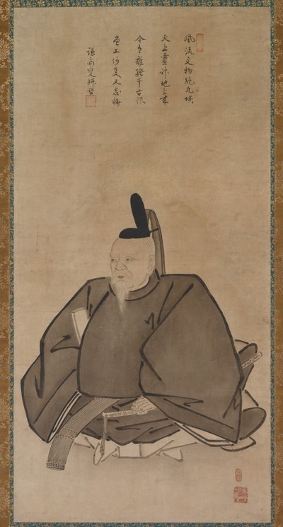 Portræt af Sugawara Michizane, slutningen af 1400-tallet til begyndelsen af 1500-tallet. af Yōgetsu