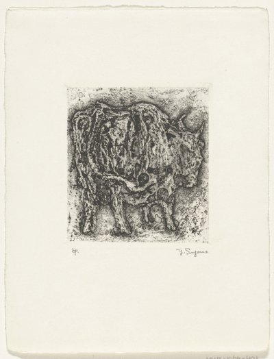 Stier af Yo Sugano (signed by artist)