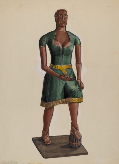 Cigarbutik indisk, 19351942. af Yolande Delasser