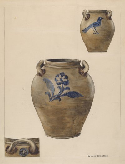 Crock, c. 1936. af Yolande Delasser