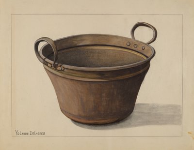 Kedel, ca. 1935. af Yolande Delasser
