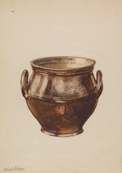 sukkerskål, ca. 1937. af Yolande Delasser