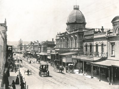 Rundle Street, Adelaide, Australien, 1895. af York and Son