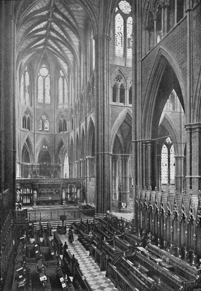 The Choir and Apse, Westminster Abbey, 1902 af York and Son
