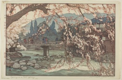Spa i foråret af Yoshida Hiroshi