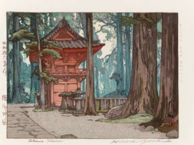 Takinoo-helligdommen af Yoshida Hiroshi