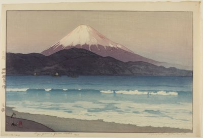Fujiyama fra Miho af Yoshida Hiroshi