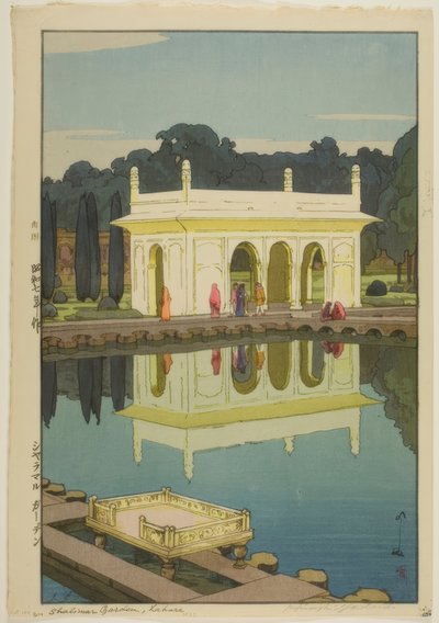 Shalimar Garden, Lahore af Yoshida Hiroshi
