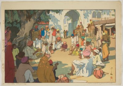 Snake Charmers (Hebizukai) af Yoshida Hiroshi