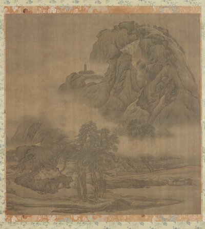 Picnic på flodbredden, Qing-dynastiet, 1700-tallet. af Yuan Jiang