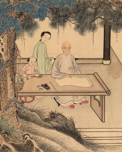 Yuan Mei og hans kvindelige studerende af Yuan Mei